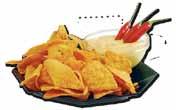 tortilla-chips with cheddar-cheese 35 Totopas con Salsa 3,60 tortilla-chips