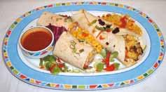 Mexican specialities Especialidades Mexicanas Burrito s Chimichanga s Enchilada s Quesadilla s Burrito s 50 con Pechuga de Pollo 11,30 7,90 with chicken breast stripes 51 con Pechuga de