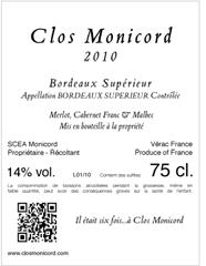 Clos Monicord 2010 labels The series of labels is entitled Vitis vinifera, mon amour. This collection of handmade drawings are made with indian ink, water based ink, acrylic ink and watercolour.