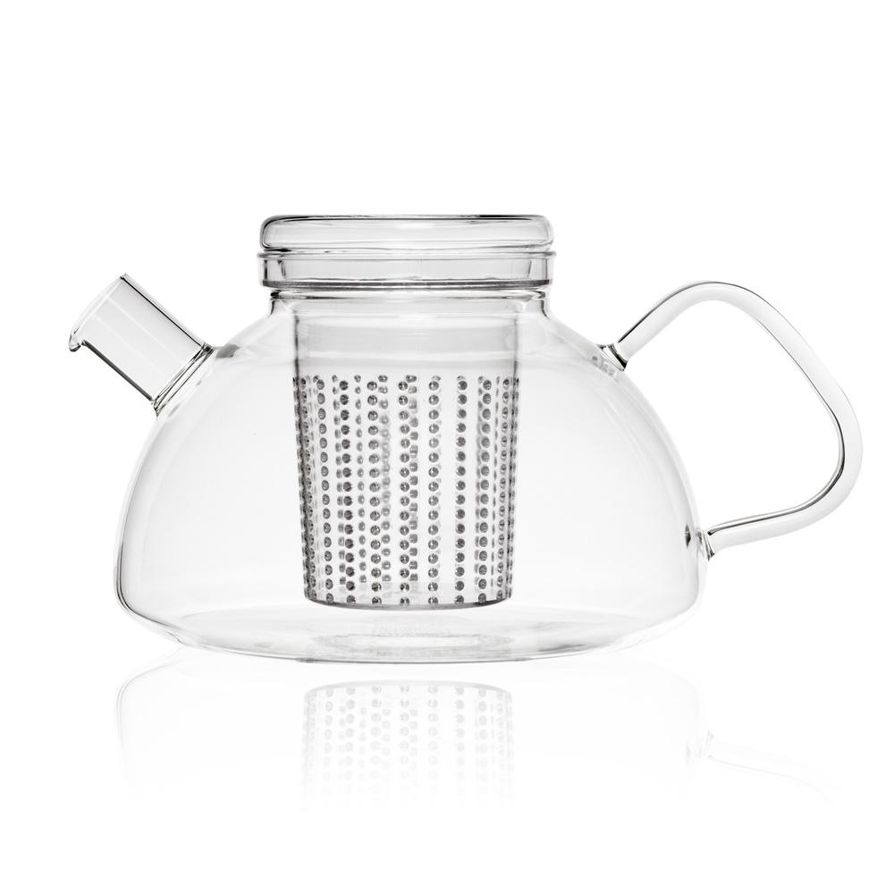 TEA POTS Large Glass Teapot with Infuser 1.