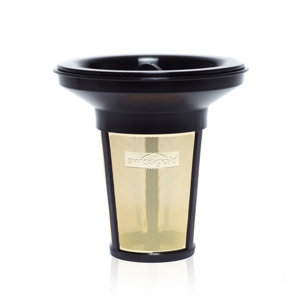 TEA POTS Swissgold Tea Infuser Single Cup SKU: STF300 EAN: 5060099930911 24 Carat gold plated filter.