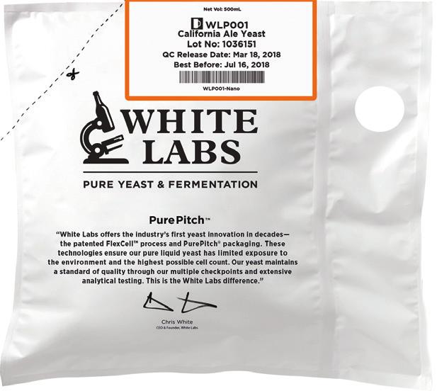 White Labs Packaging Options White Labs offers two packaging options for homebrewers and professionals.