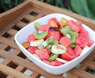 DAY 5 BREAKFAST Fruit Salad A mix of your favourite fruit. Avoid using melons with other fruit.