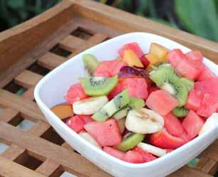DAY 10 BREAKFAST Fruit Salad A mix your favourite fruit. Avoid using melons with other fruit. OPTIONAL EXTRAS KAPAI PUKU Original, Yoghurt.