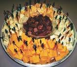 95 Meat & Cheese Platter Each Fresh Made Platter is piled high with: Turkey Breast, Roast, Corned, Ham, Amish