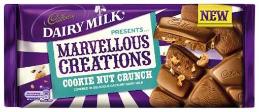 Almonds add crunch to chocolate Cadbury Dairy Milk