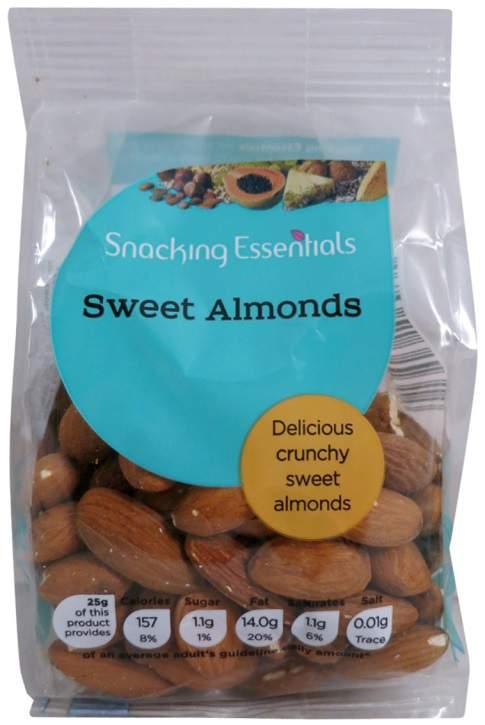 Crunchy is the key texture in almond snacking