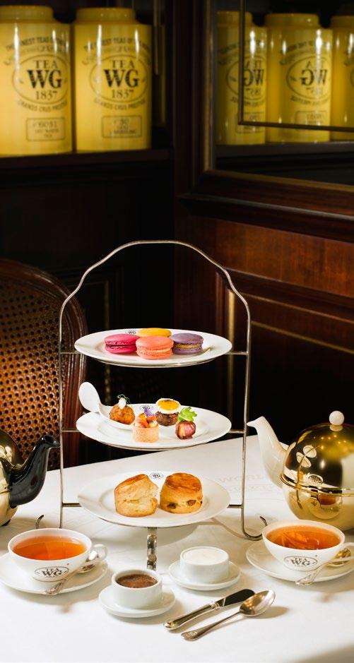 TEA TIME From 3pm to 6pm TEA TIME SETS 1837 Hot or iced tea* A choice of 2 freshly baked scones or muffins served with tea jelly and whipped cream or 1 pâtisserie from our trolley.