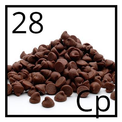 Chocolate Chips The higher the cocoa percent the better.