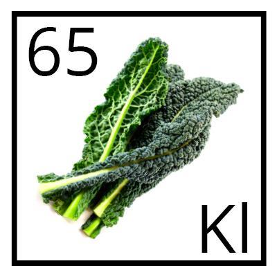 Kale This is a leafy green vegetable that has gained popularity as a "super food".