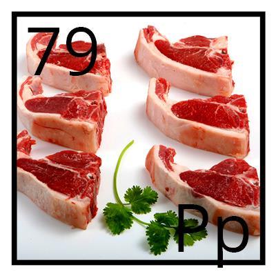 Pork Chops "The other white meat" is similar in nutritional value as chicken.