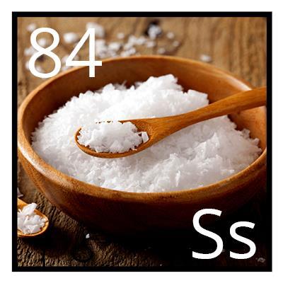 Sea Salt Sea salt and table salt are basically the same nutritionally.