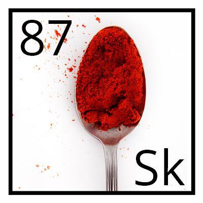 Smoked Paprika This rich colored red spice is fine powder of ground capsicum peppers. It is loaded with carotenoids like vitamin A. Vitamin A can improve your eyesight.