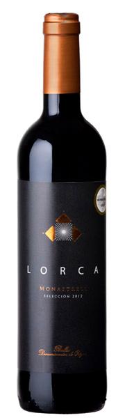 LORCA MONASTRELL SELECCION Grape varieties: 85% Monastrell 15% Syrah Alcohol content: Alc. 15 %.