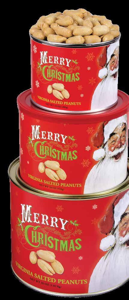 50 0 85582 01535 2 Salted Virginia Peanuts 1535 18 12 23 $6.50 0 85582 01102 6 Salted Virginia Peanuts 1102 10 12 13 $3.25 0 85582 04570 0 Butter Toasted Peanuts (not shown) 4570 40 6 27 $11.