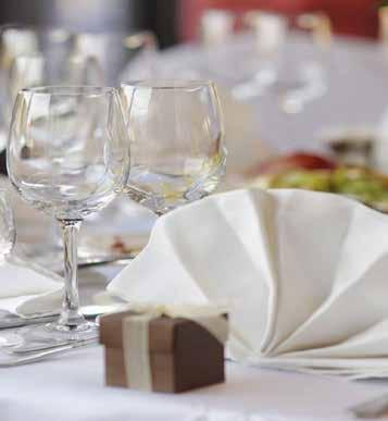 INCLUDED RECEPTION Butler passed hot & cold hors d oeuvres during your one hour pre-reception Wine and Fruit Punch DINNER 2 Bottles of wine per table (Red and White) based on average 8 people per