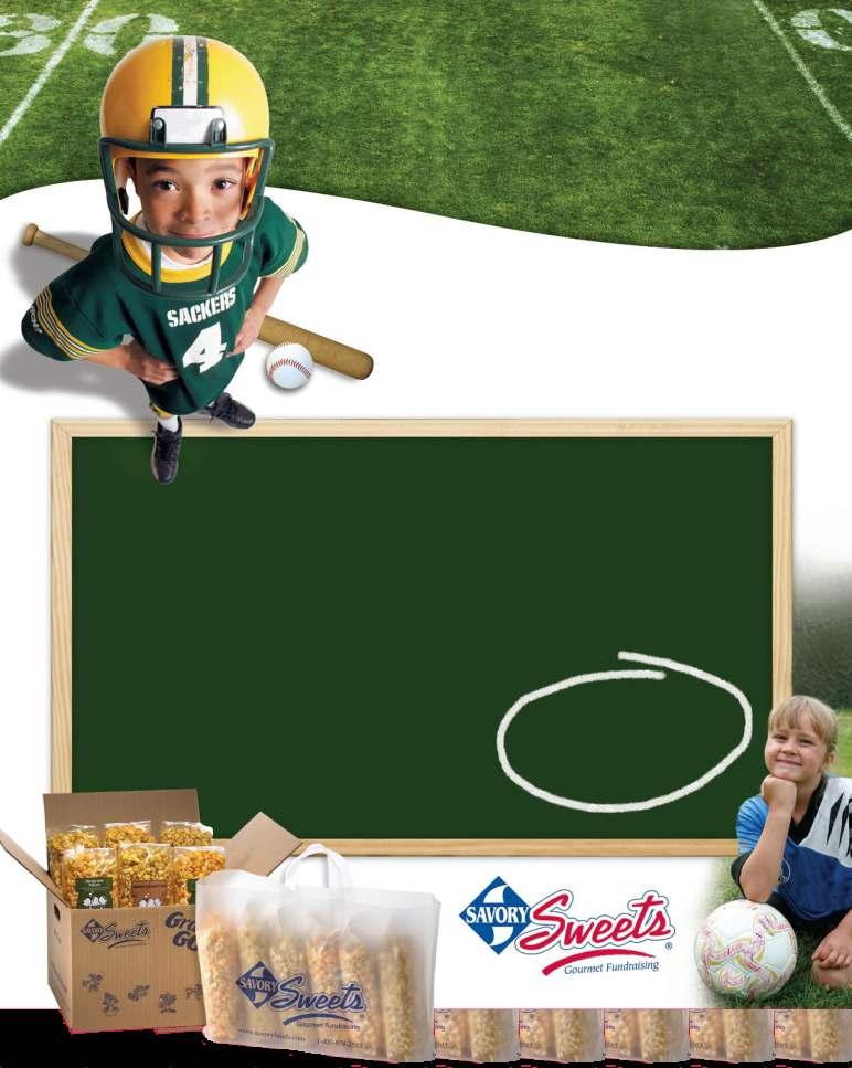 SCORE BIG! GO Sports- Fundraising Caramel Corn Easily turn your sports team into a sales team!