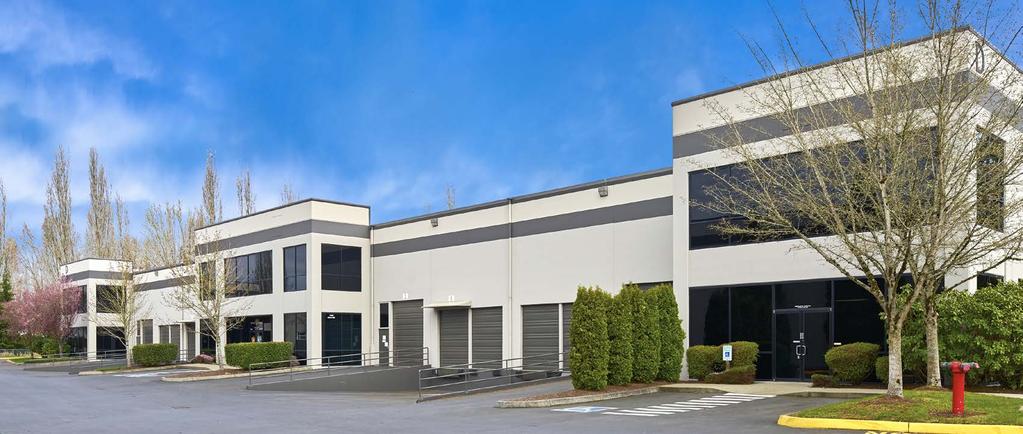 Professional industrial park environment in the heart of Woodinville Features Convenient freeway access to I-405 and SR-522 Generous truck maneuverability and parking