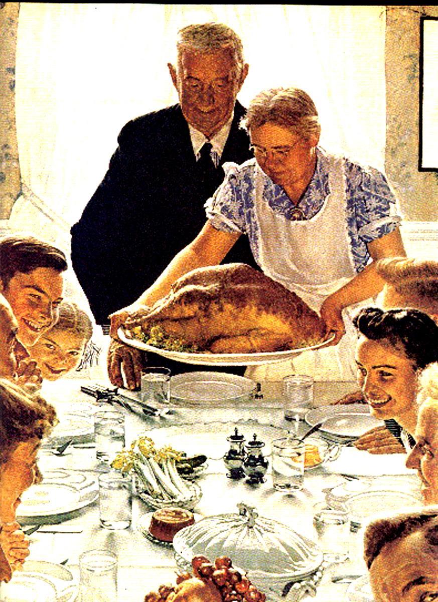 Thanksgiving Dinner Distinctly American Turkey,