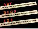 ¾" (20 mm), 1 1 / 3" (35 mm), 2" (50 mm), 2¾" (70 mm) 43-7961 FMM Art Deco Alphabet & Numbers Tappit