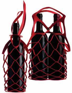 Foldable Wine Bottle Carriers Presented By Teso* Foldables fold flat for easy storage.