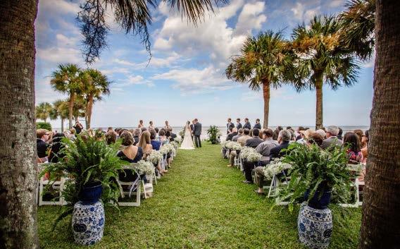 Wedding Event Facilities Oceanfront Lawn Only a step from the ocean, our lawn is an incredible site for outdoor functions, whether it is a rehearsal dinner, ceremony or reception.