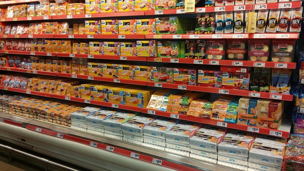Grocery Stores Sell Millions $$ in Lunchable Type Items Offer More Nutritious / More