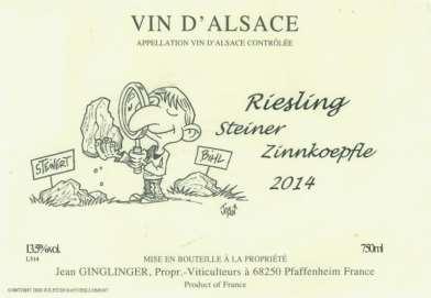 Pack 3: Jean Ginglinger Alsace 6 Pack Jean Ginglinger makes exemplary Alsace wines, however while some are classic such as his Rieslings, he is certainly not afraid to experiment and produces fine