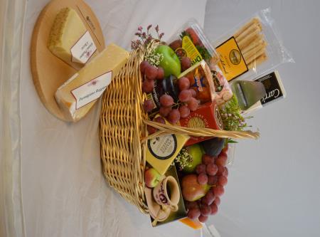 00 Basket starting at $50.00 FRESH FRUIT AND CHEESE An Assortment of Seasonal Fresh Fruit & Artisan Gourmet Cheese From Grace: Can t decide between a nice slice of provolone or a navel orange?