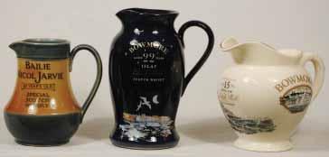 BAILIE NICOL JARVIE 6ins tall, green top & bottom salt glazed stoneware jug, BAILIE NICOL JARVIE, Royal Doulton pm, Very R$750 (800 1200) 234.