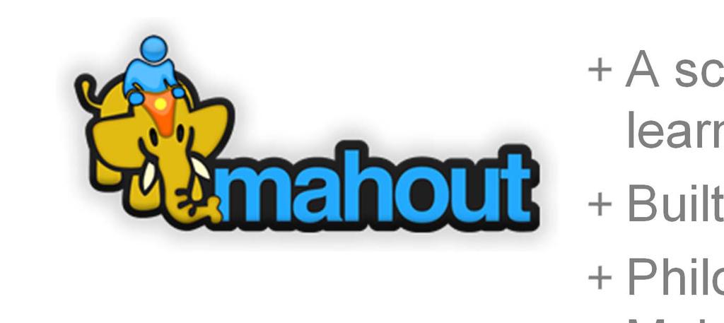 Apache Mahout A scalable machine learning library