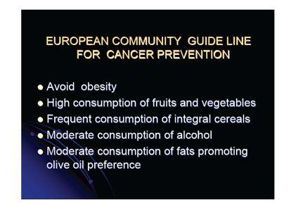 Greece Finland Japan 37% of fat from the TOT energy intake TC is 2.