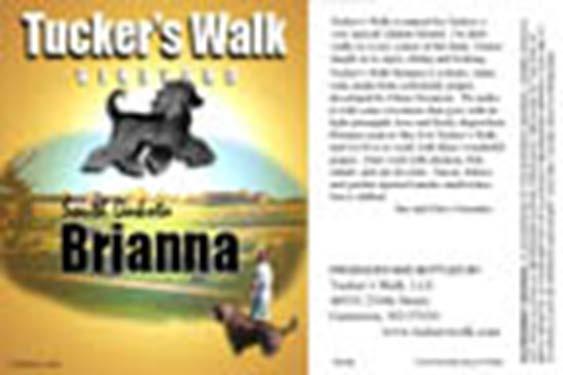 Brianna Tucker s walk, SD Tucker s Walk Brianna is a fruity, white wine made from cold hardy Brianna grapes developed by Elmer Swenson.