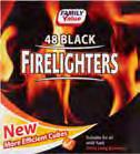 75 668134 Firelighters 30 Pack FAMILY VALUE Firelighters 60 Pack