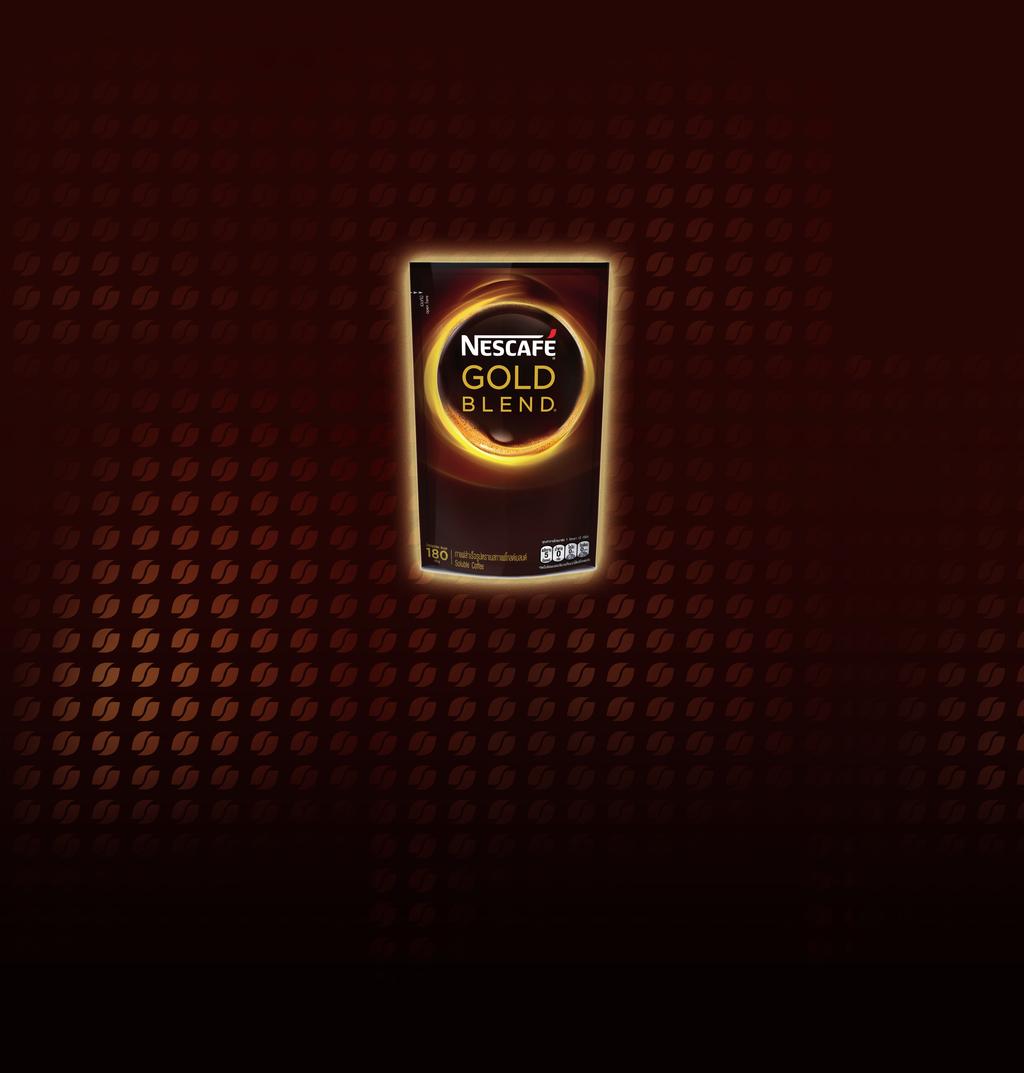 Recommended with NESCAFÉ GOLD. Experience the full range today.* NESCAFÉ GOLD BLEND A premium blend of Arabica beans that are golden roasted to perfection. Delivers a smooth cup with juicy aromas.