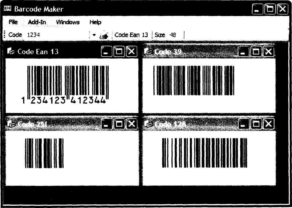 Dostupan je na stranicama: http://barcodemaker.freehostia.com/ Slika br. 56 -Izgled programa: Barcode Maker 1.4 8.2.