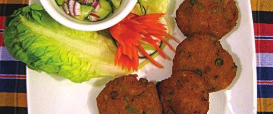 95 You get 4 Thai curried fish cakes deep fried and served