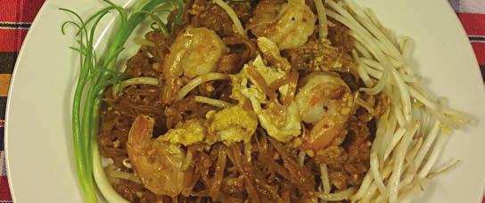 Pan Fried Noodles PN1. PAD THAI KUNG (SHRIMP) 9.