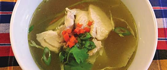 garlic, and basil Thai seasoning. Soups TOM YUM* S1.