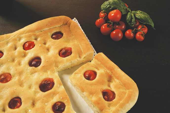 8 electrolux ditomix Focaccia with Cherry Tomatoes Serves 6 00 g flour 00 0 g boiled potatoes (strained) 0 g yeast, egg, g salt 7 ml cold water, 0 ml cold milk ml extra virgin olive oil, oregano 00 g