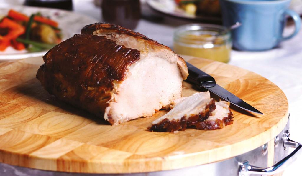 Pork COOKED MEAT EU CONTENT PORK LEG Cooked Leg of Pork Cooked Rindless Leg of Pork SLICED ROAST QMS