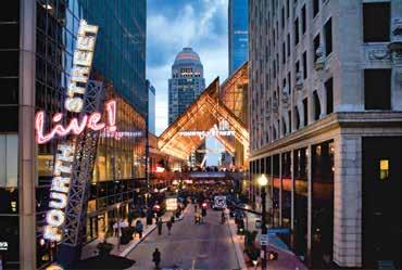 Louisville s Premier Dining and Entertainment Destination One city street made up of two levels of 12 entertainment