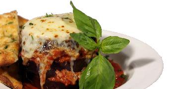Classic Specialty Dishes Includes a cafe garden salad veggie lasagna eggplant, sautéed mushrooms & onions, mozz/prov, ricotta, housemade marinara and parmesan topped with fresh basil served with