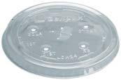 , Clear 1680 Cup Lid Plastic flat lid without hole.