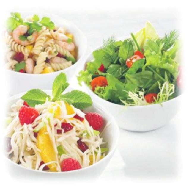 Potato salad - Coleslaw - Vegetable pasta salad - Bean salad Soup of the day... $4.