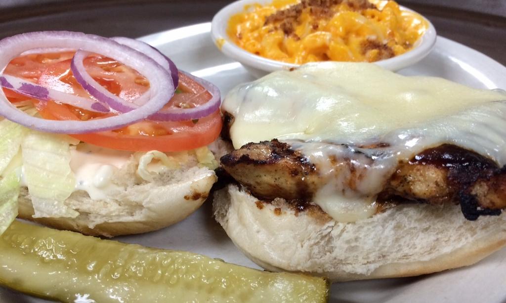 Sandwiches c Grilled Chicken Jack... $9.99 All sandwich meals include one side.