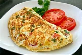 MR. Omelettes Two eggs omelette with two toppings $6.95 Three eggs omelette with three toppings $7.