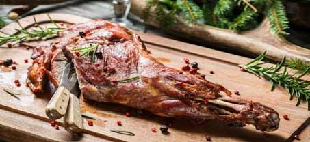national press 100% free range and raised on a natural diet of grass and grain WILD GAME Why not try something completely different for Christmas?