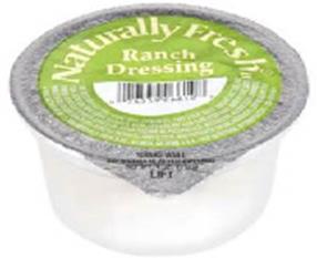 Ranch Dressing Contains: Egg, Milk, Soy, Wheat, Onion, Garlic Rice Chex Cereal 80cal 2g 7g 0g 1g 230mg 1g Cultured Buttermilk (Nonfat Milk), Soybean Oil,