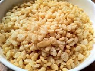 Rice Crispy Cereal Contains: Gluten 120cal 29g 0g 0g 2g 310mg 3g Salsa Rice, Sugar, Salt, Malt Extract, Vitamin C (Sodium Ascorbate), Iron